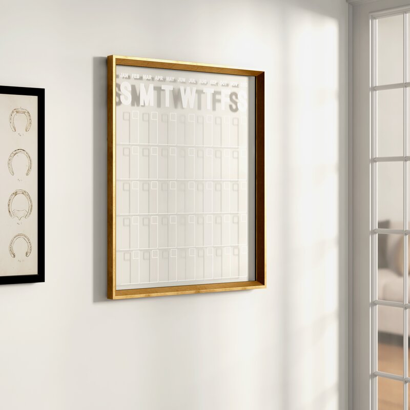 Three Posts™ Teen Wall Mounted Calendar Board Reviews Wayfair